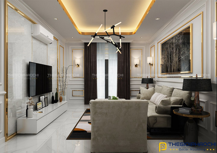 phào chỉ nhựa ps hàn quốc đẹp